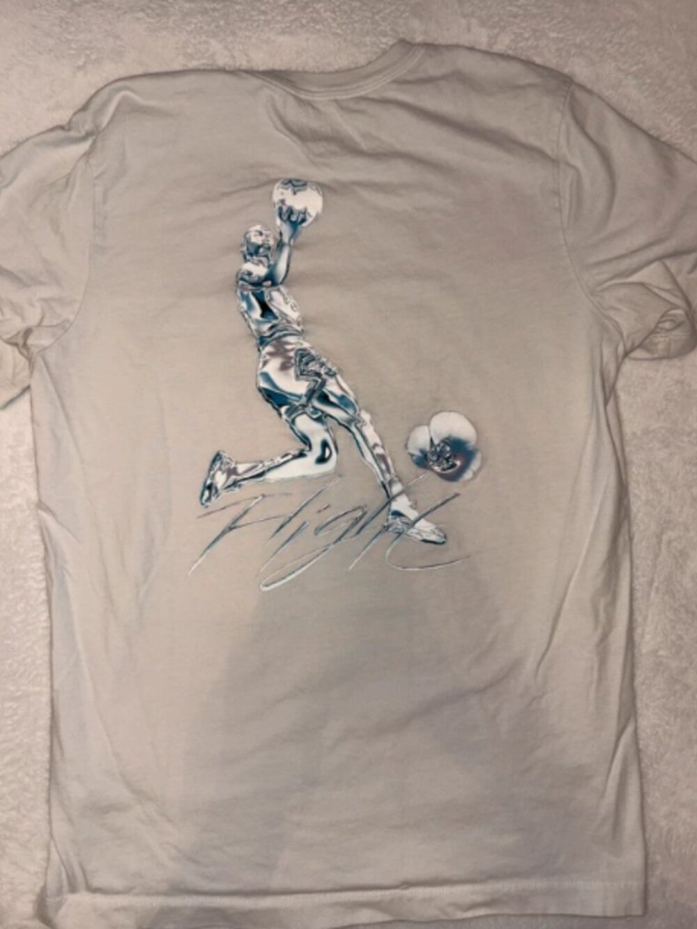 Nike Jordan Metallic Spring Graphic Short Sleeve T-Shirt